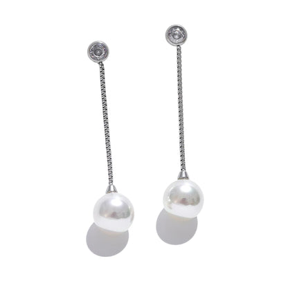 Boucle d'Oreille Perle Pendante