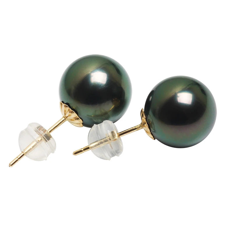 Boucle d Oreille Perle de Tahiti