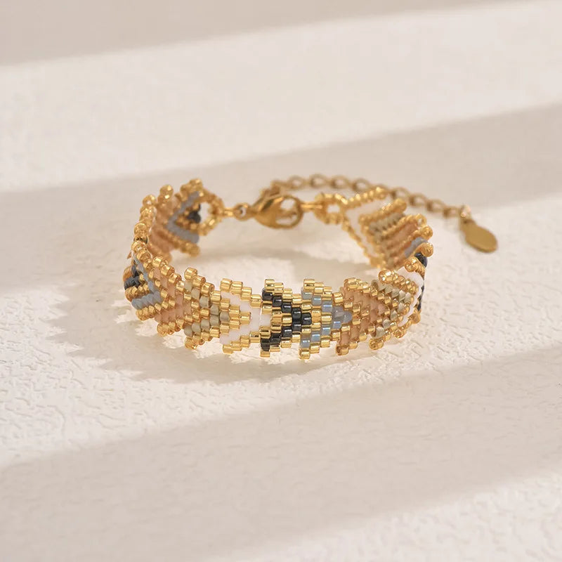 Bracelet en Perle Tissé