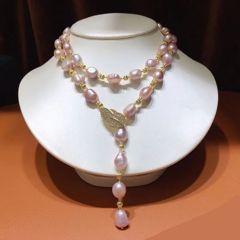 Collier Perle Rose