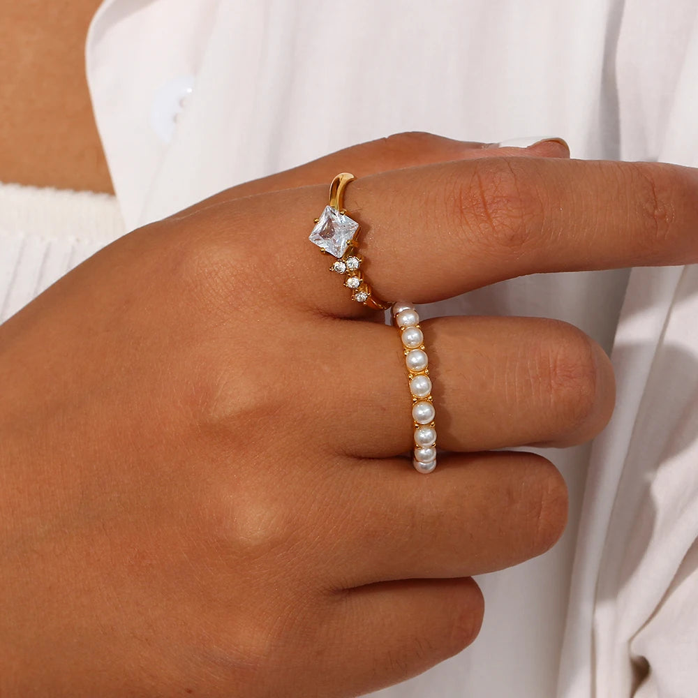 Bague Ronde Perle