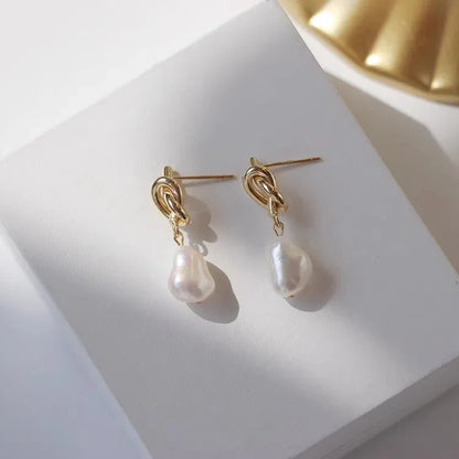 Boucle d'Oreille Perle d'Huitre