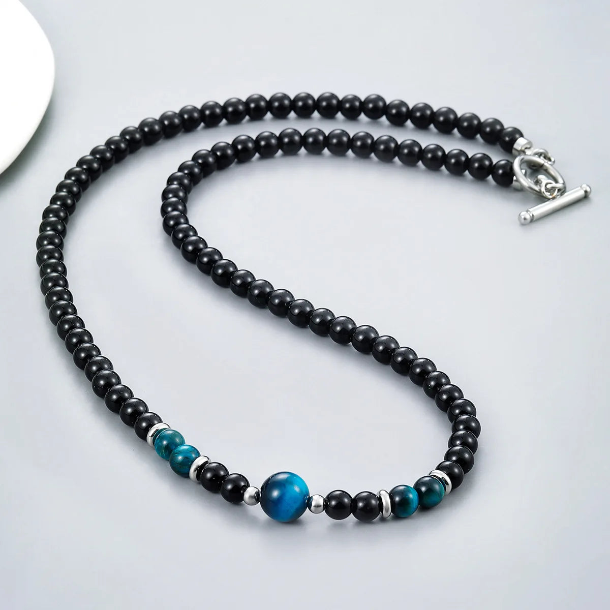 Collier Perle Noire Ras de Cou