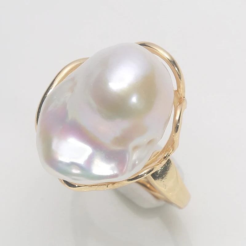 Bague Perle Baroque