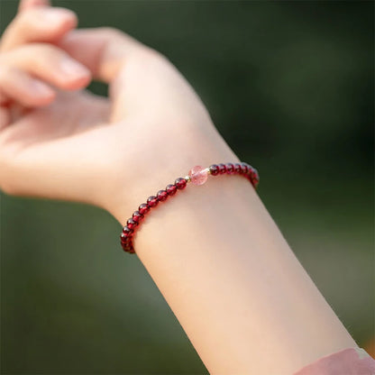 bracelet perle rouge femme
