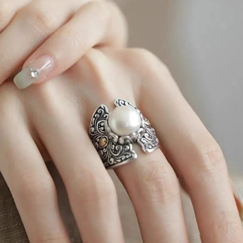 Bague Ancienne Perle