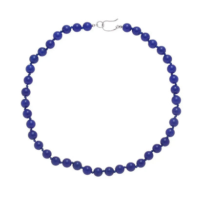 Collier Perle Bleu Marine