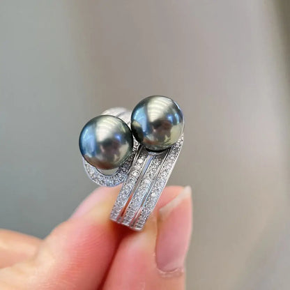 Bague Toi et Moi Perle