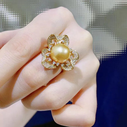 Bague en Perle Fleur