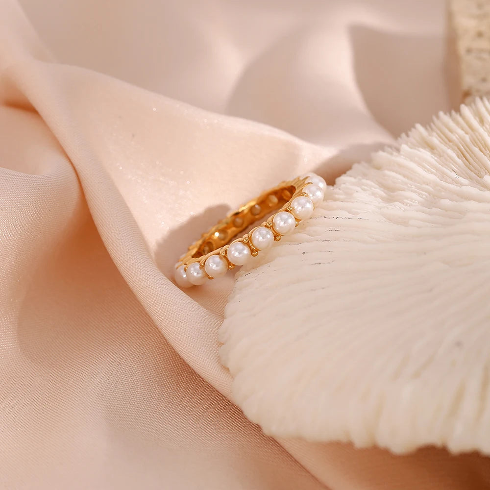 Bague Ronde Perle