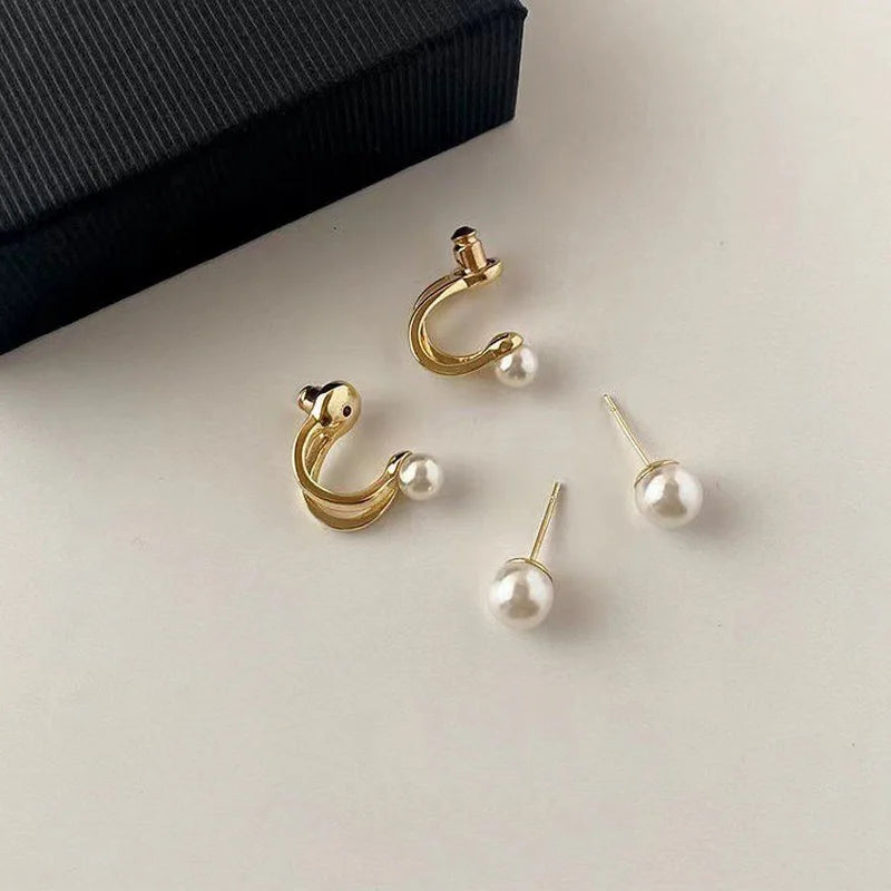 Boucle d'Oreille 2 Perles