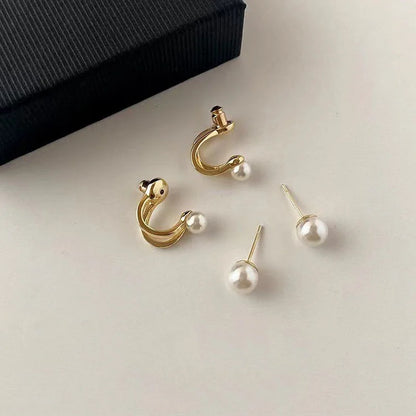 Boucle d'Oreille 2 Perles