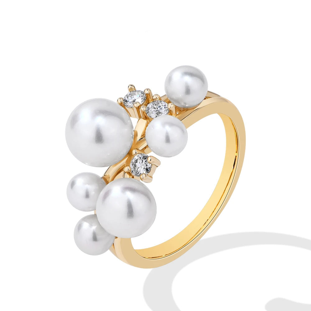 Bague Perle Moderne