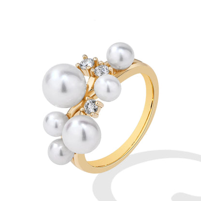 Bague Perle Moderne