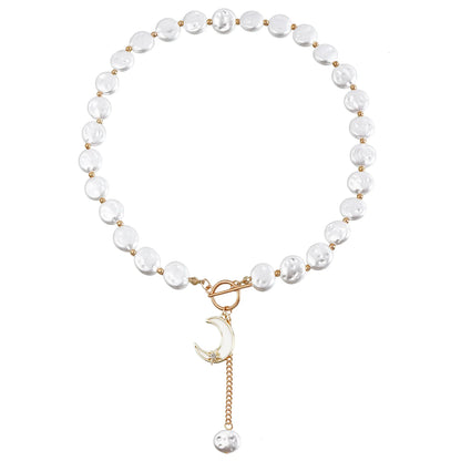 Collier Perle Plate