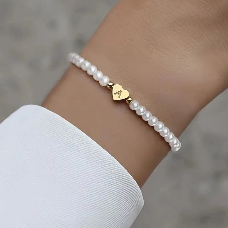 Bracelet Perle Lettre
