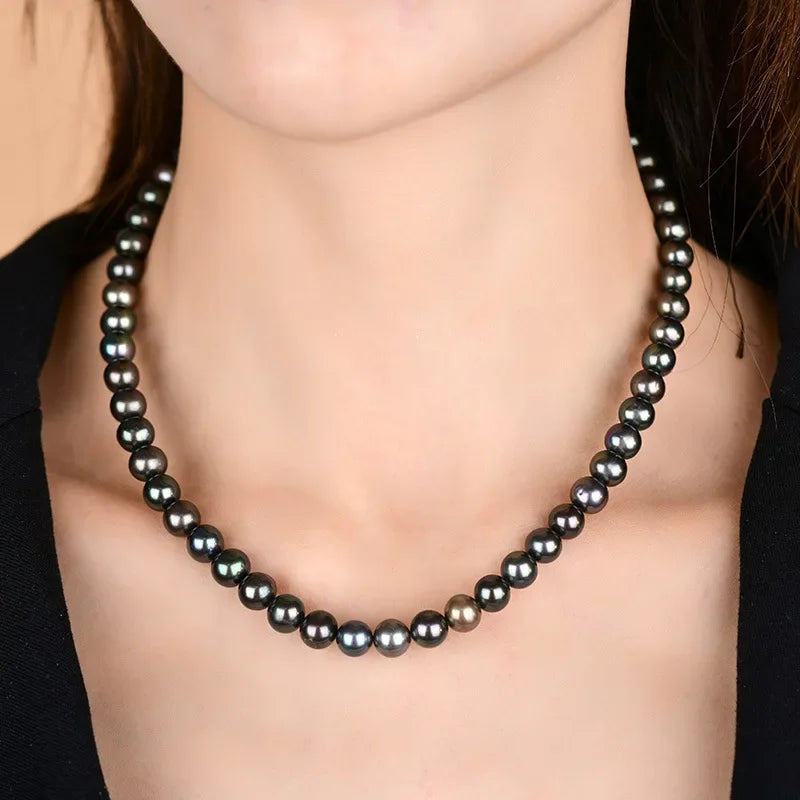 Collier Perle Noire Tahiti