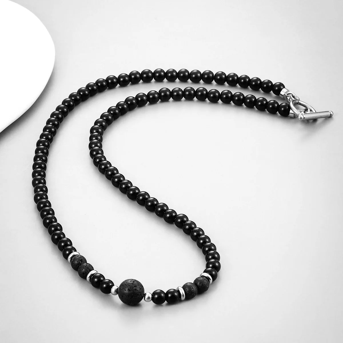 Collier Perle Noire Ras de Cou