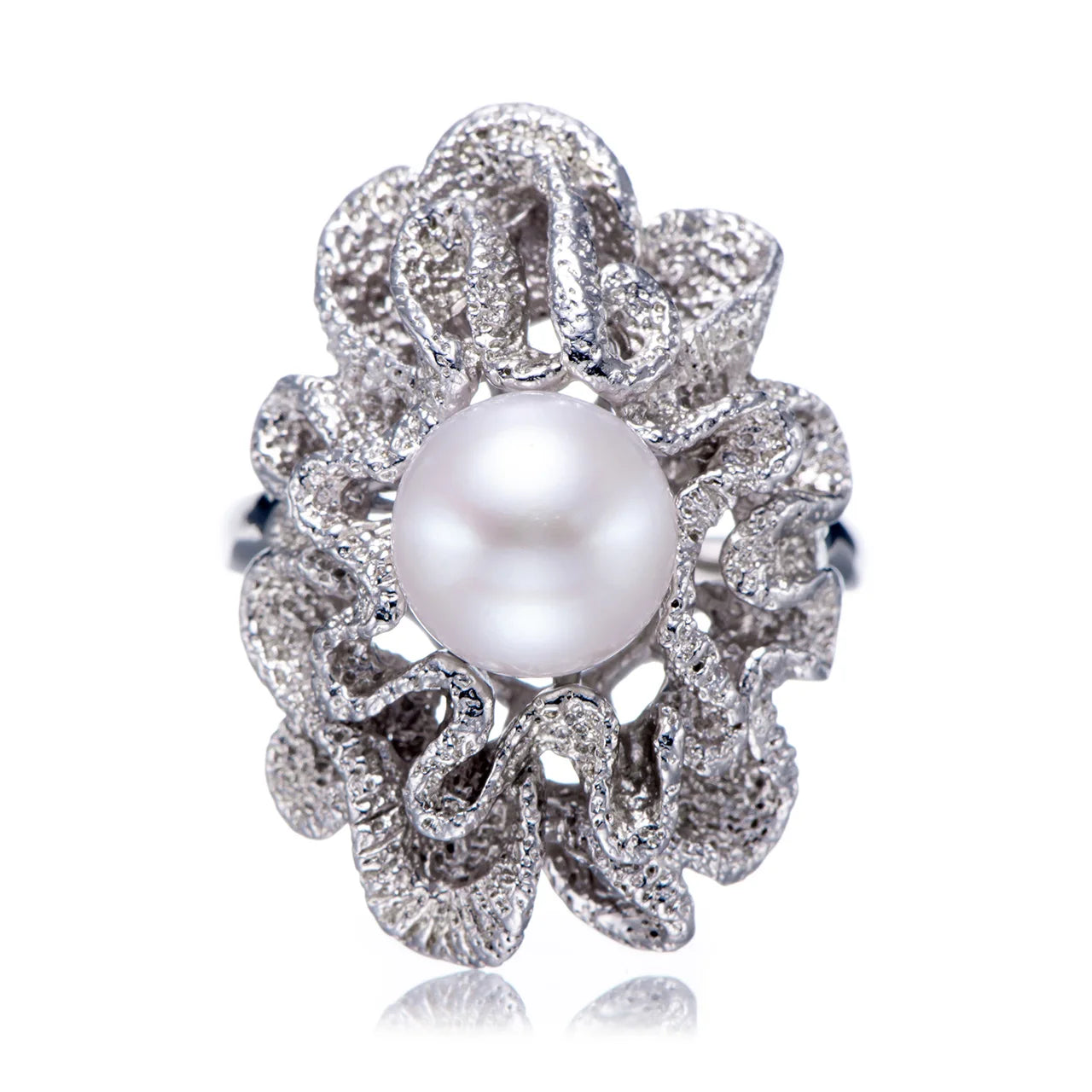 Bague Ancienne avec Perle de Culture