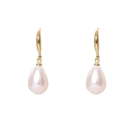 Boucle d'Oreille Perle Goutte d'Eau