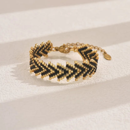 Bracelet en Perle Tissé