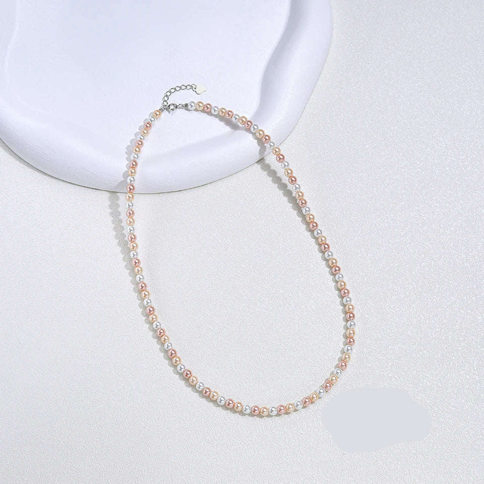 Collier Perle Fine Ras de Cou