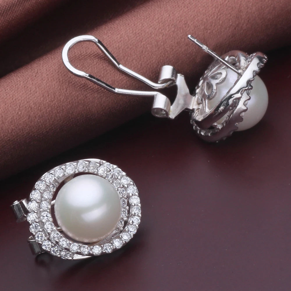 Boucle d'Oreille Vintage Perle