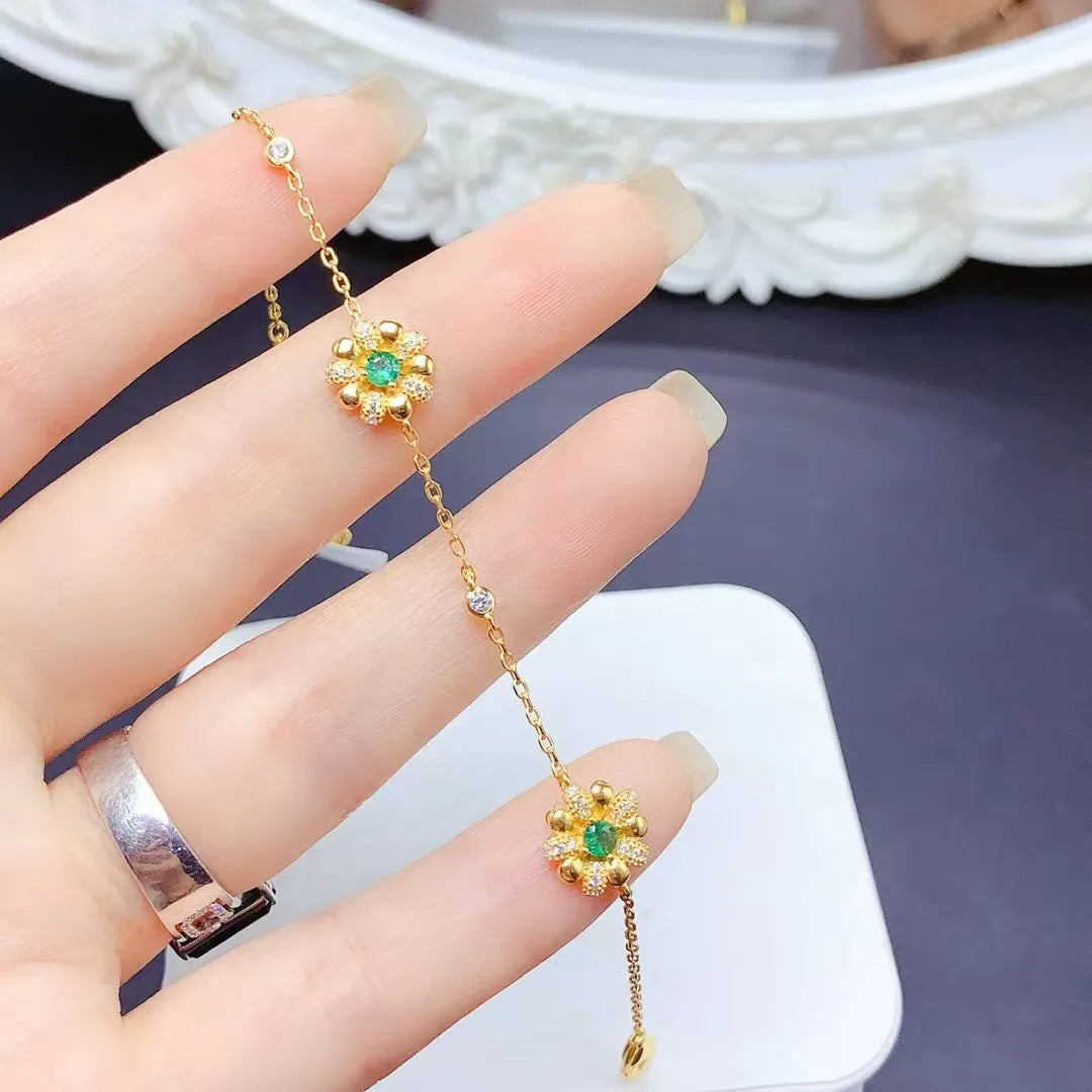 Bracelet Perle Emeraude