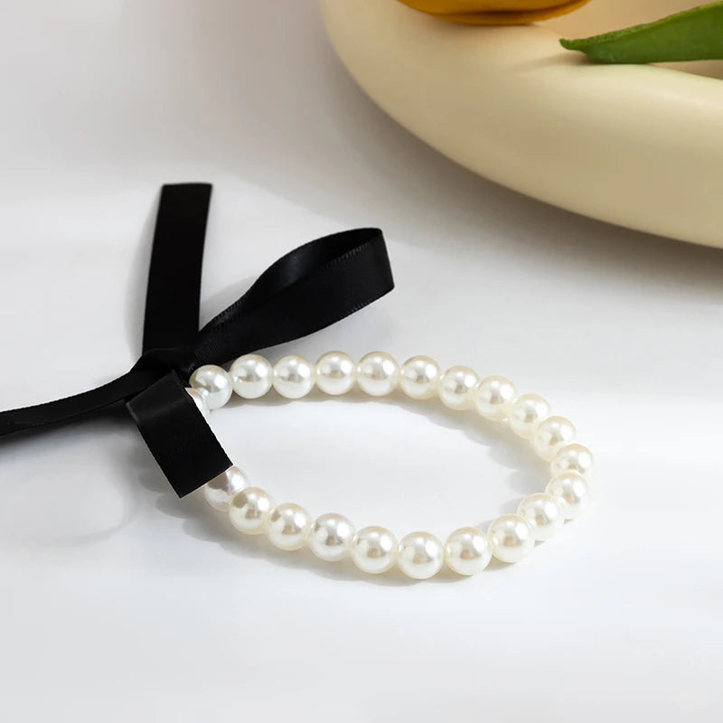 Bracelet Perle et Ruban