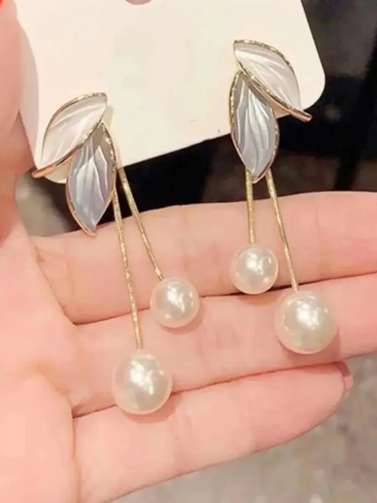 Boucle d'Oreille Perle de Culture Akoya