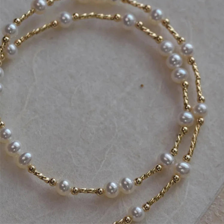 Collier Perle Naturelle 14 Carats