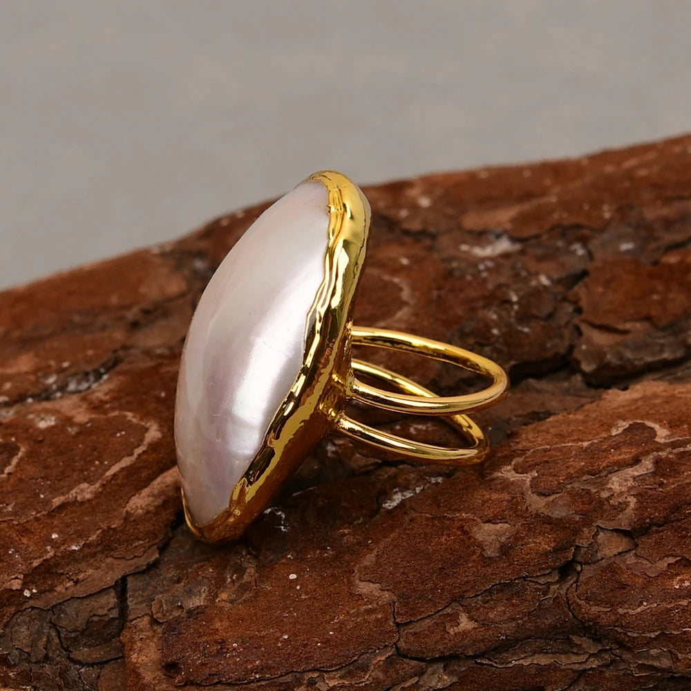Bague Perle Mabe