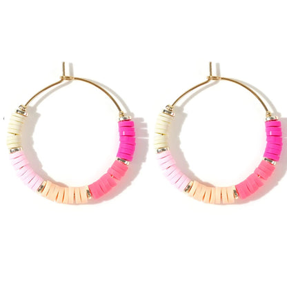 Boucle D'oreille Perle Heishi