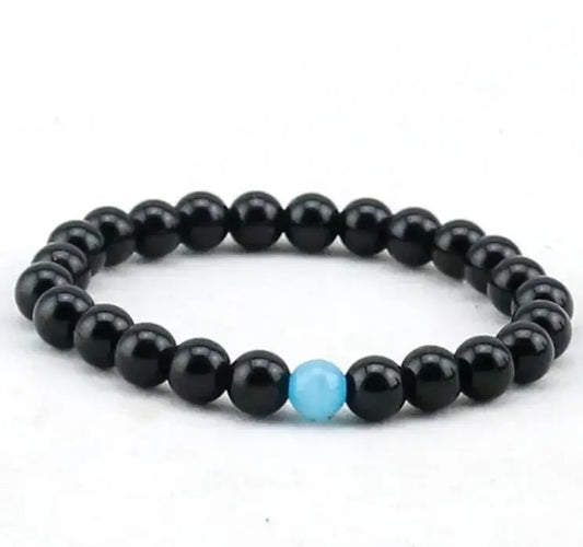 Bracelet Homme Perle Onyx