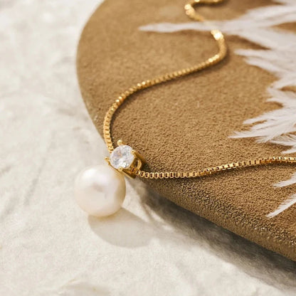Collier Perle Acier Inoxydable