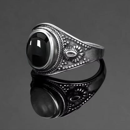 Bague Homme Perle Noire