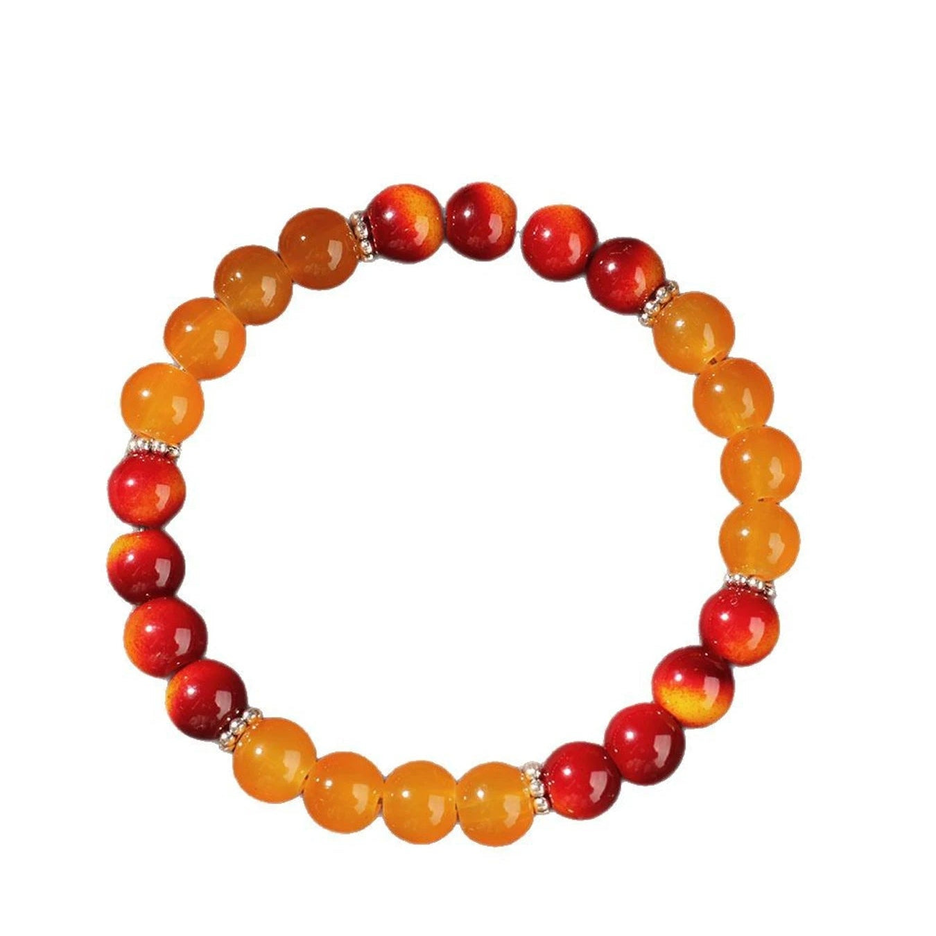 Bracelet Perle Orange