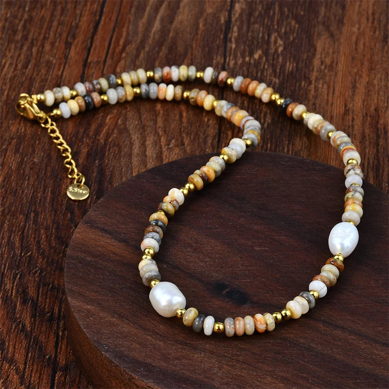 Collier Perle Couleur