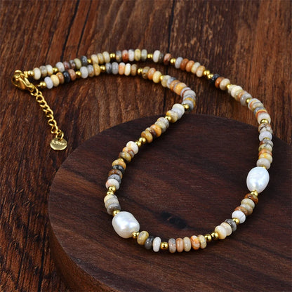 Collier Perle Couleur
