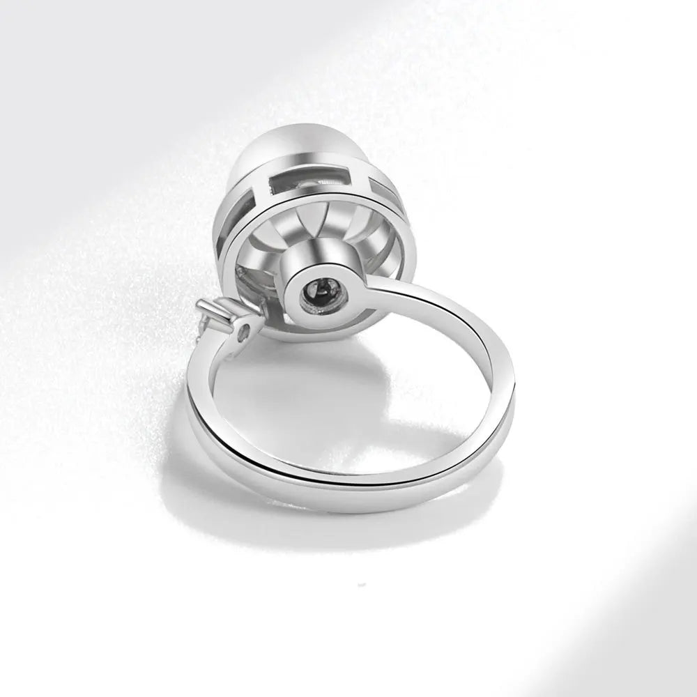 Bague avec Perle Amovible