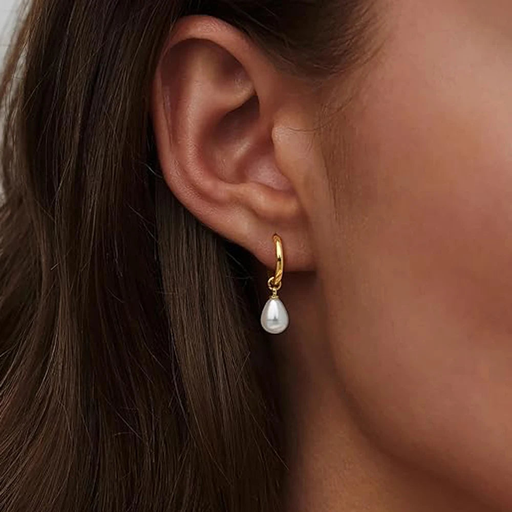 Boucle d'Oreille Perle Fantaisie