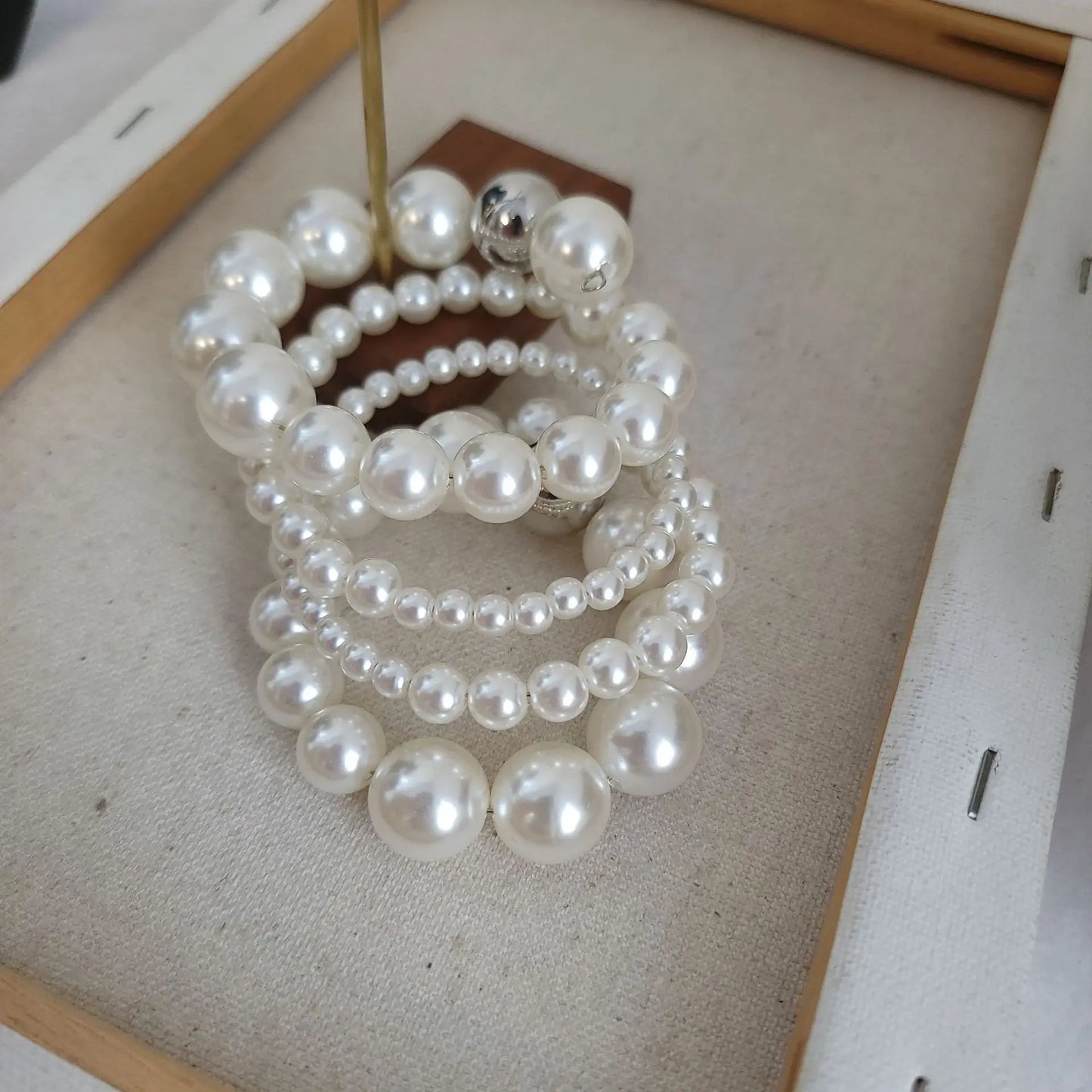 Bracelet Multi-Rangs Perles