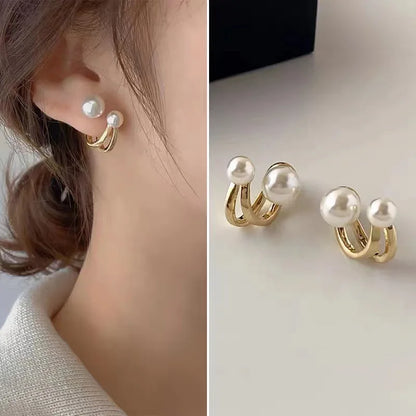 Boucle d'Oreille 2 Perles