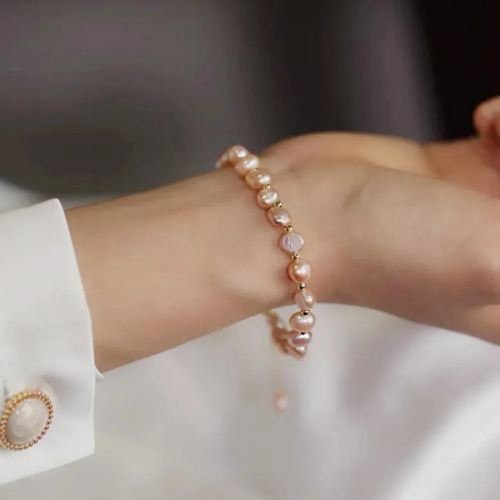 Bracelet Perle Rose