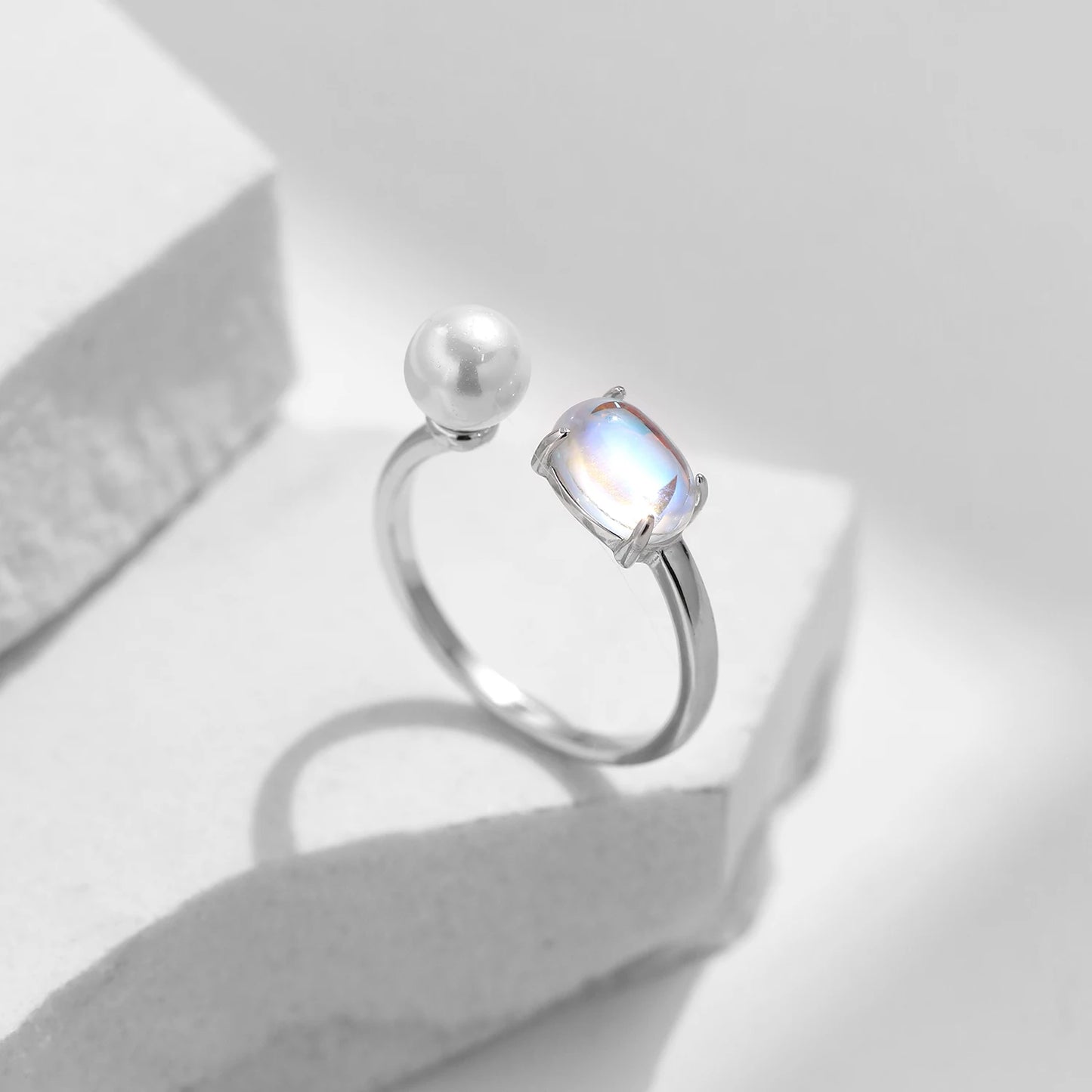 Bague Perle Cristal