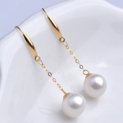 Boucle d'Oreille Perle de Culture Or 750