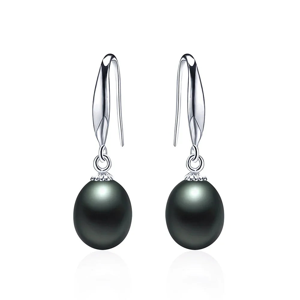 Boucle d'Oreille Perle Argent