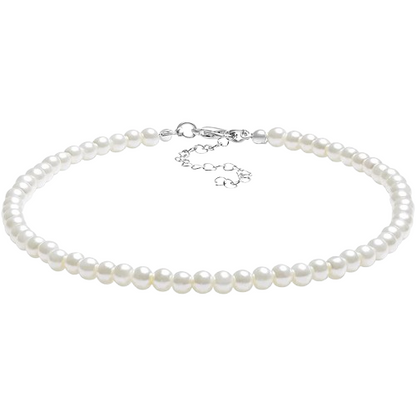 Collier Perles Blanches