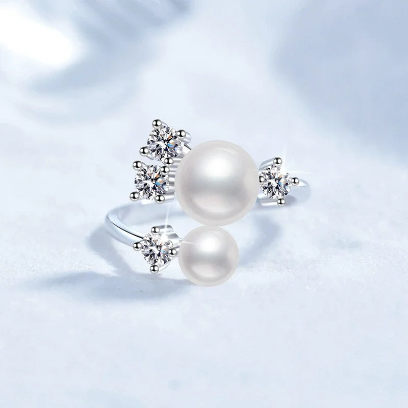 Bague 2 Perles