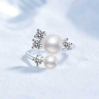 Bague 2 Perles